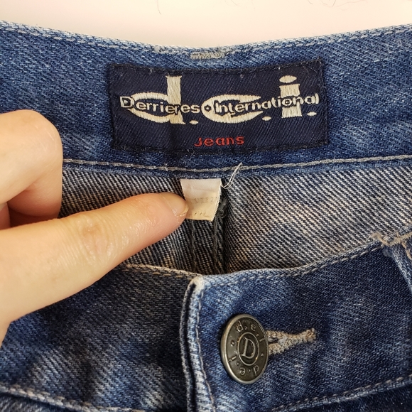 Vintage Y2K D.E.I Glitter Wide Leg Jeans - Picture 6 of 15